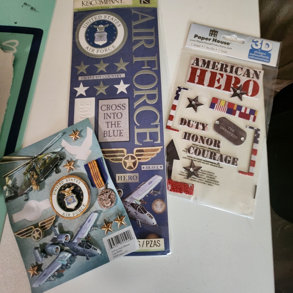 5/20$ AIR FORCE/ American hero stickers